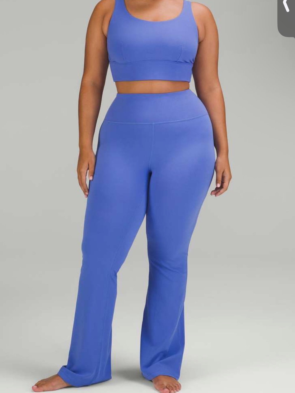 Lululemon Groove Super-High-Rise Flared Pants Wild Indigo Size 10